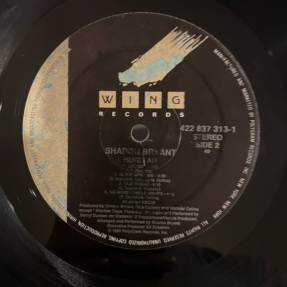 Sharon Bryant - Here I Am LP vintage vinyl record soul rnb - Picture 4 of 4